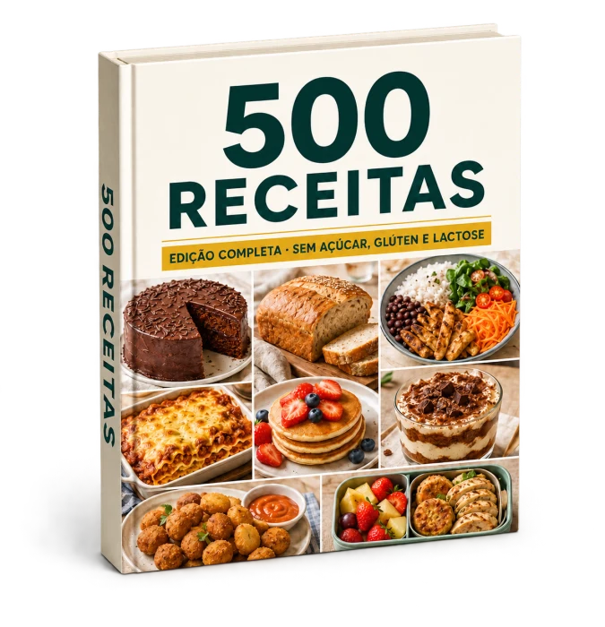 Capa do livro 500 Receitas — Edição Completa
